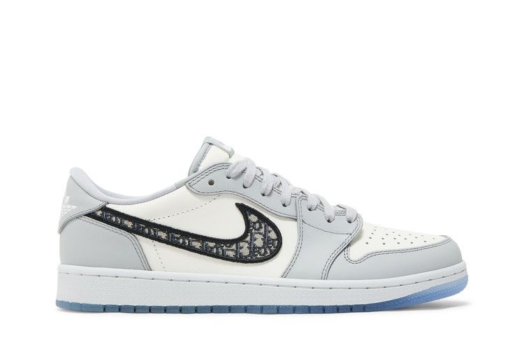 Dior x Air Jordan 1 Low — Wolf Grey/Sail/Photon Dust/White
