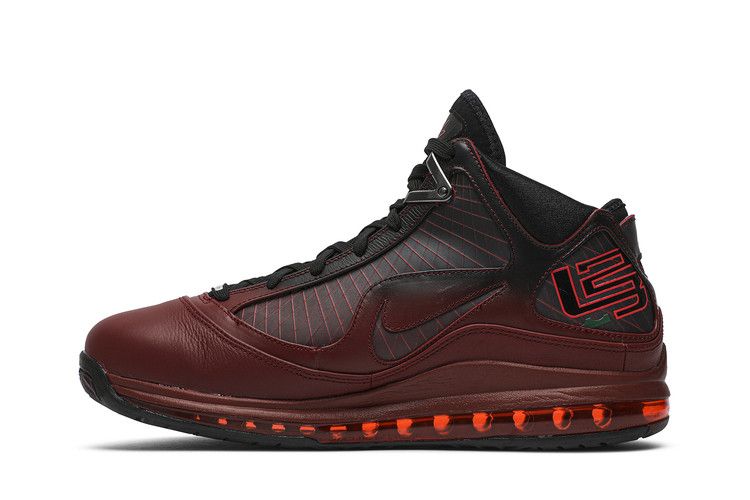 Nike Air Max LeBron 7 Retro QS 'Christmas' 2019 — Team Red/Metallic Silver/Black/Hot Red (4)