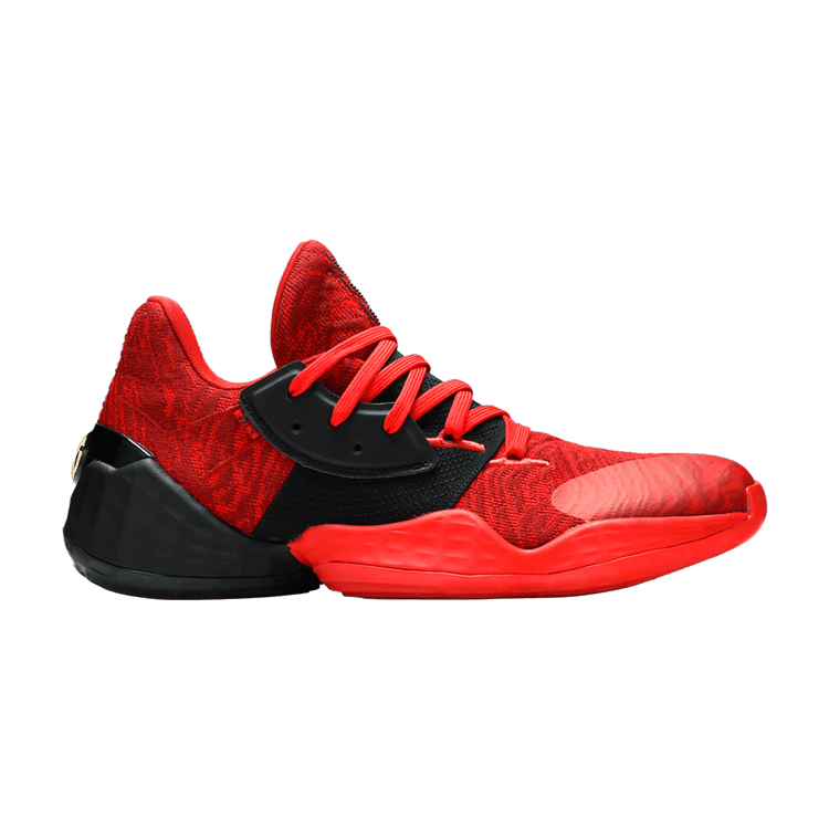 Adidas Harden Vol. 4 'Power Red' — Core Black/Power Red