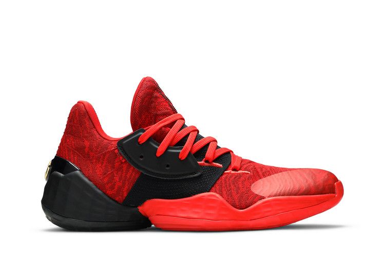 Adidas Harden Vol. 4 'Power Red' — Core Black/Power Red