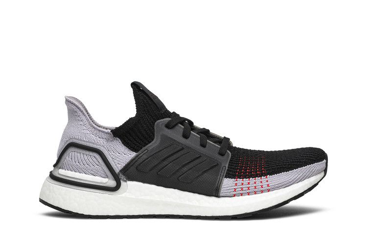 adidas Wmns UltraBoost 19 'Soft Vision' — Core Black/Soft Vision/Solar Red