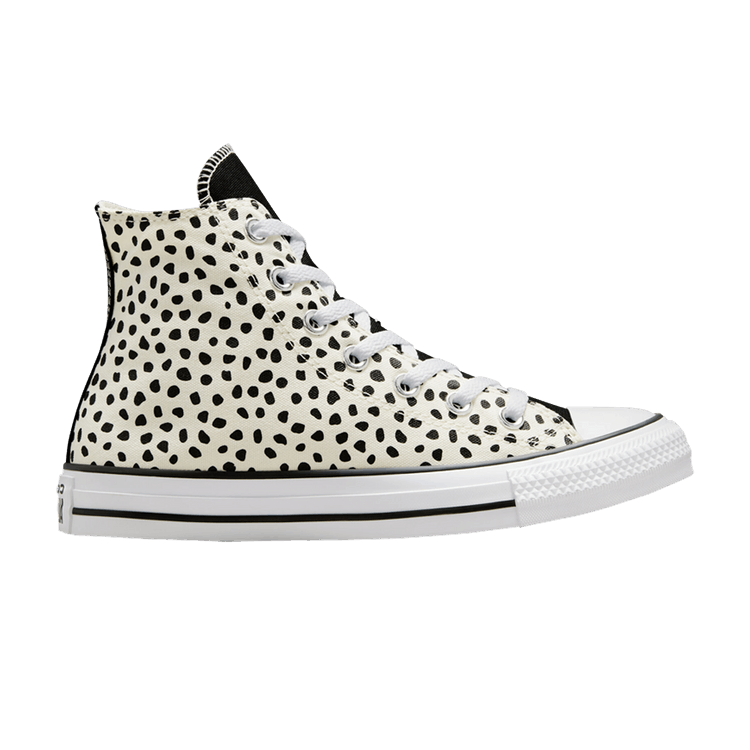 Converse Wmns Chuck Taylor All Star High 'Welcome to the Wild - Leopard' — Egret/Black/White