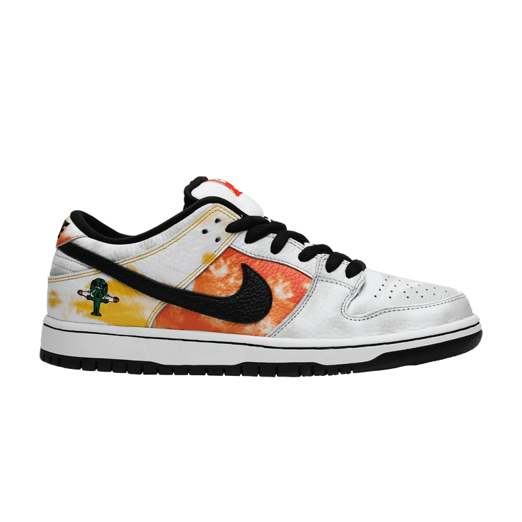 Nike Dunk Low SB 'Tie Dye Rayguns' 2019 — White/Orange Flash/White