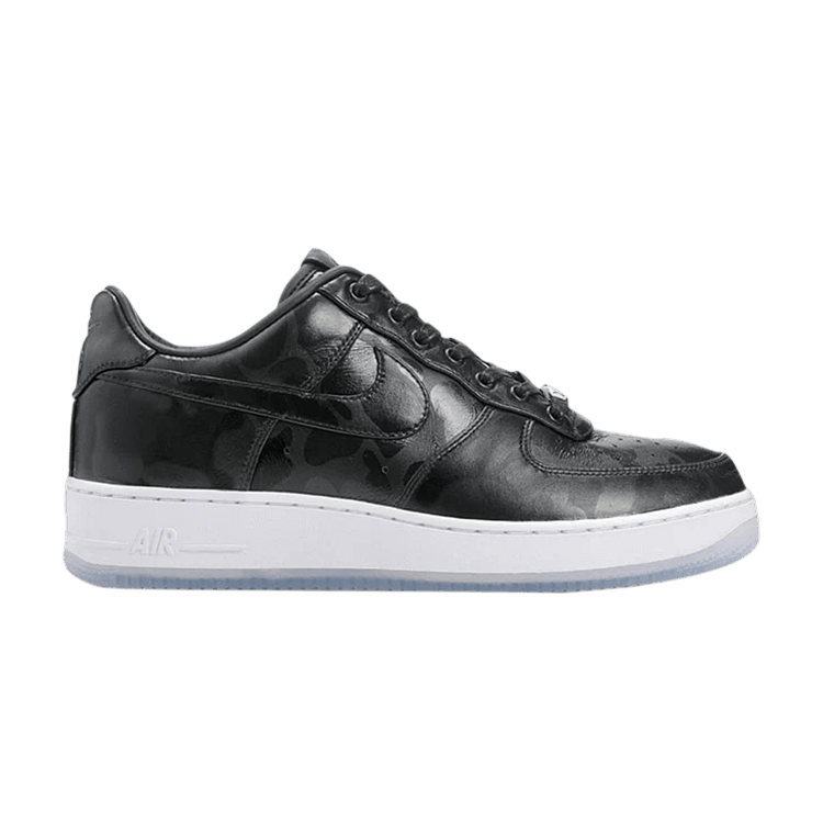 Nike Air Force 1 Low Comfort Premium QS 'Black Camo' — Black/Black