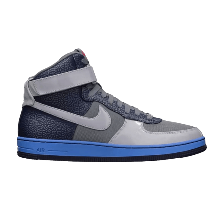 Nike Air Force 1 Downtown High 'Distance Blue' — Cool Grey/Cool Grey-Midnight Navy-Distance Blue