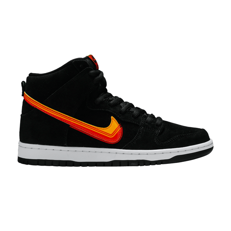 Nike Dunk SB High 'Truck It' — Black/University Gold/Team Orange