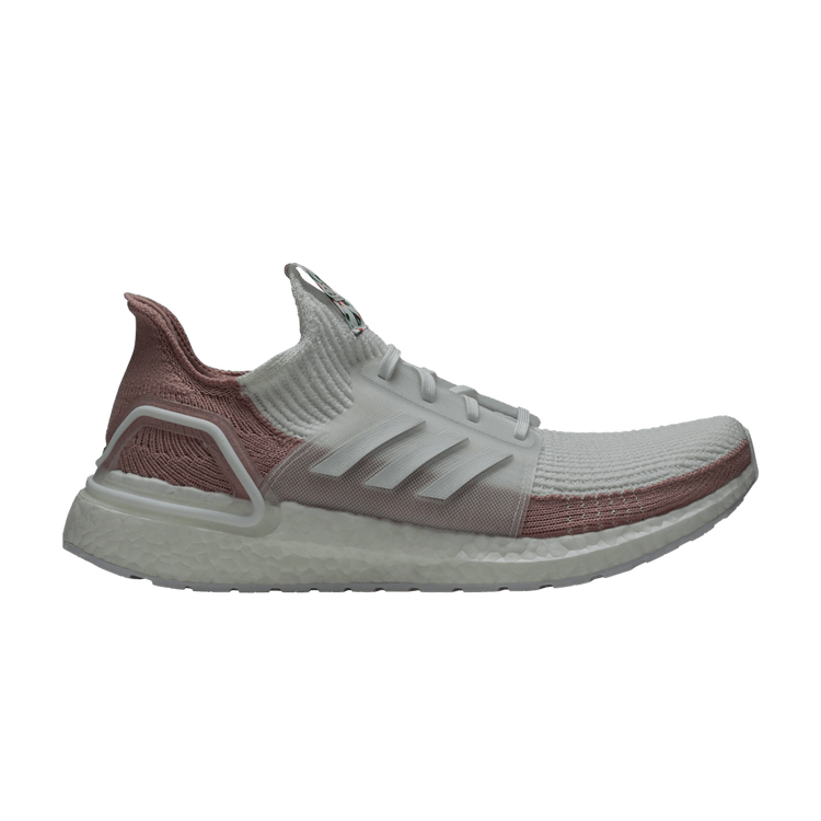 Adidas Wmns UltraBoost 19 'White Pink Spirit' — Footwear White/Footwear White/Pink Spirit