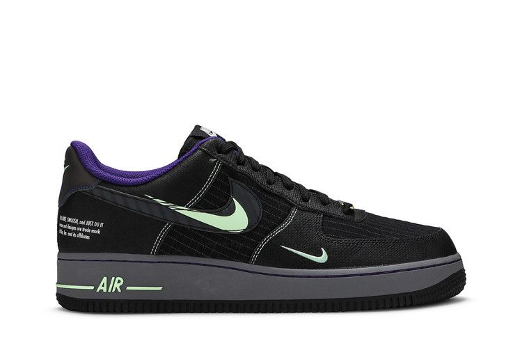 Nike Air Force 1 '07 LV8 Low 'Future Swoosh' — Black/Cool Grey/Vapor Green/Racer Blue (2)
