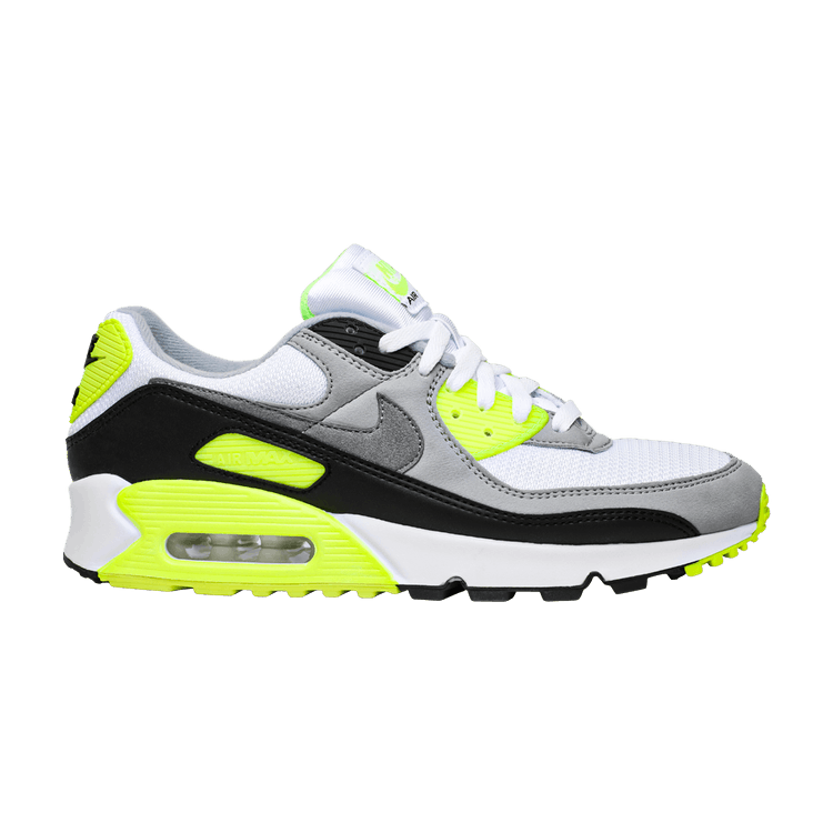 Nike Wmns Air Max 90 'Volt' 2020 — White/Particle Grey/Volt