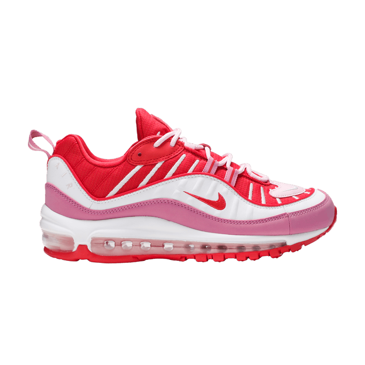 Nike Wmns Air Max 98 'Valentine's Day' — Track Red/Magic Flamingo/White/Track Red