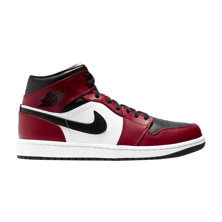 Air Jordan 1 Mid 'Chicago Black Toe' — Black/Gym Red/White