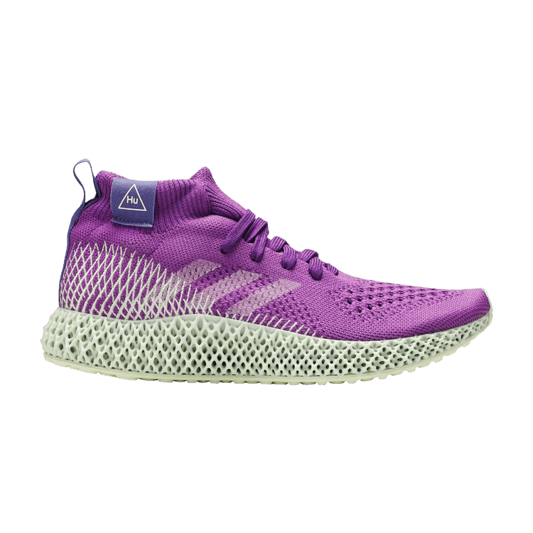 Pharrell Williams x adidas 4D Runner 'Active Purple' — Active Purple/White Tint