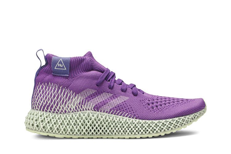 Pharrell Williams x adidas 4D Runner 'Active Purple' — Active Purple/White Tint