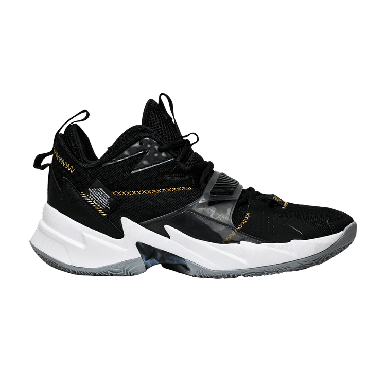 Air Jordan Why Not Zer0.3 'The Family' — Black/Metallic Gold-White