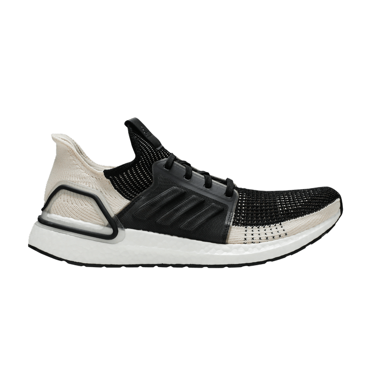 Adidas UltraBoost 19 'Black Linen' — Core Black/Linen/Crystal White
