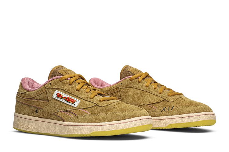 Tom & Jerry x Reebok Club C Revenge Low 'Jerry' — Bold Bass/Bold Brass/Quiet Pink