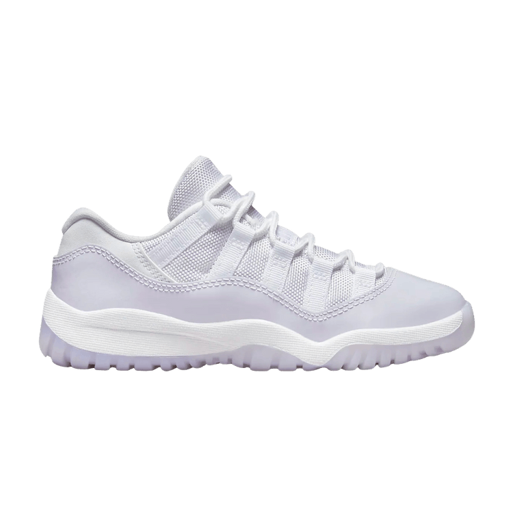 Air Jordan 11 Retro Low PS 'Pure Violet' — White/White/Pure Violet
