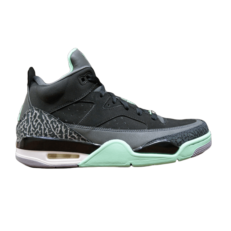 Air Jordan Son of Mars Low 'Green Glow' — Black/Green Glow/Anthracite/Cement Grey