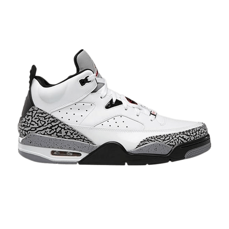 Air Jordan Son of Mars Low 'White Cement' — White/Gym Red-Black-Cement Grey