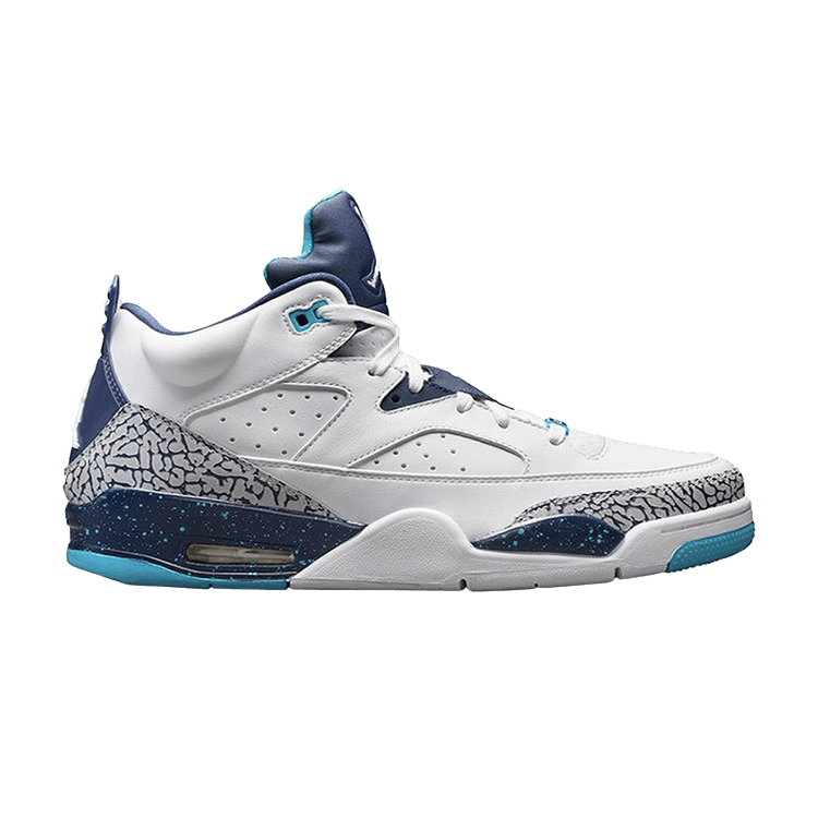 Air Jordan Son of Mars 'Hornets' — White/Midnight Navy-Turquoise Blue