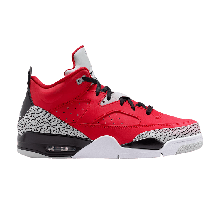 Air Jordan Son Of Mars Low 'Fire Red' — Fire Red/Grey Mist/White/Black