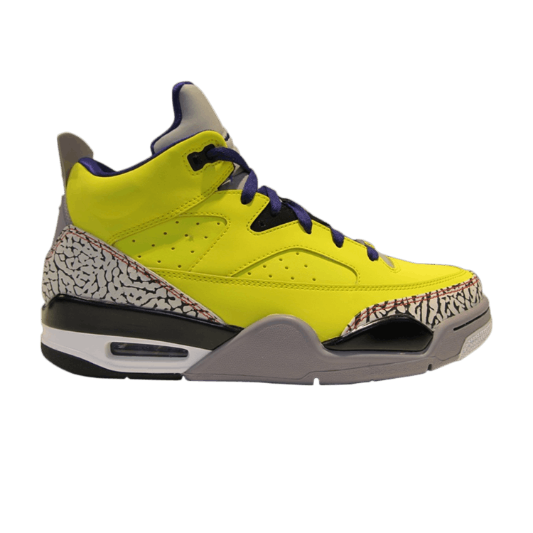 Air Jordan Son of Mars Low 'Tour Yellow' — Tour Yellow/Grape Ice-Cement Grey-White