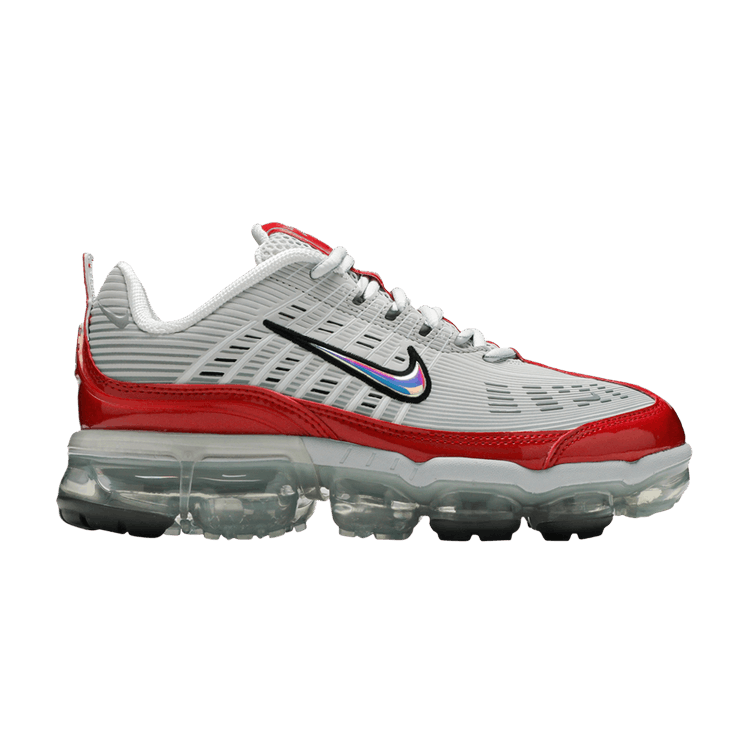 Nike Wmns Air VaporMax 360 'History of Air' — Vast Grey/White/University Red