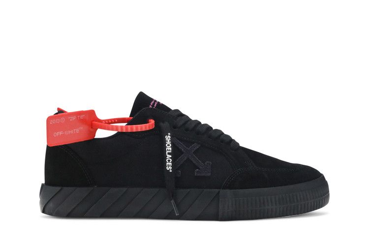 Off-White Vulc Sneaker 'Black Suede' — Black