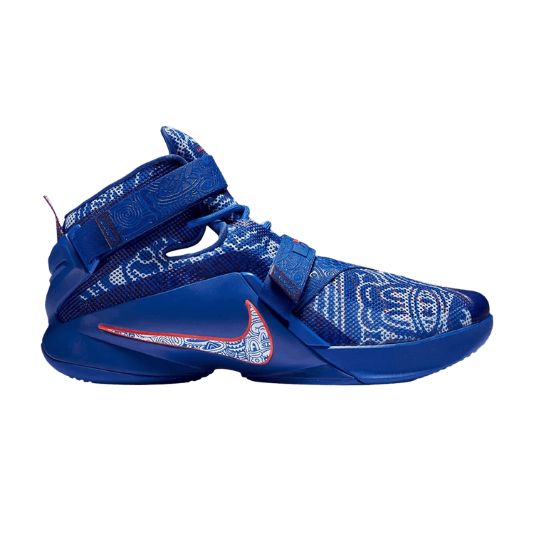 Nike LeBron Soldier 9 LE 'Freegums - Game Royal' Sample — Game Royal/Bright Crimson/White