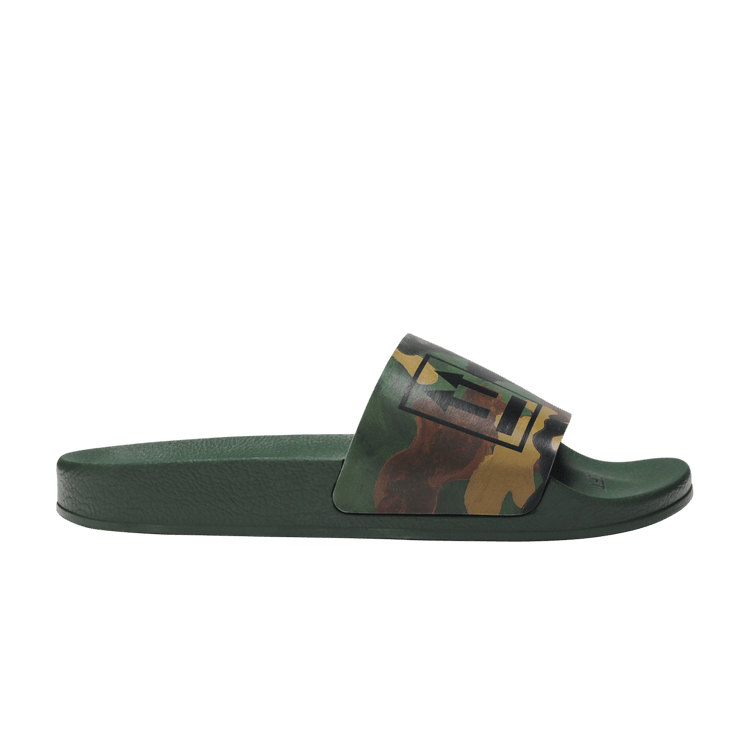 Off-White Sliders 'Green Black' — Green/Black