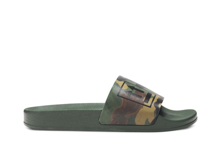 Off-White Sliders 'Green Black' — Green/Black