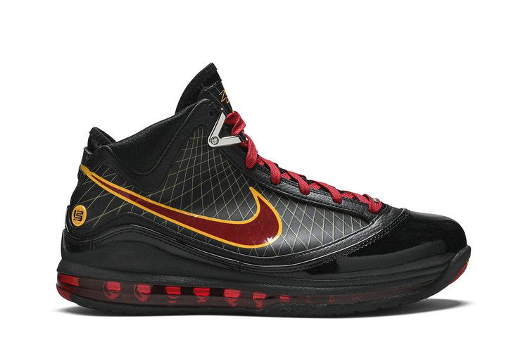 Nike Air Max LeBron 7 'Fairfax' — Black/Varsity Red/Varsity Maize (2)