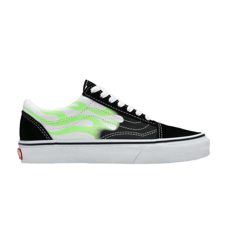 Vans Old Skool 'Flame Black White' — Black/True White
