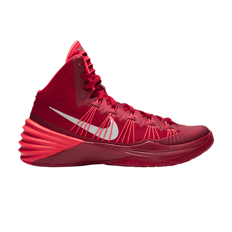 Nike Hyperdunk 2013 TB 'Gym Red' — Gym Red/Metallic Silver/Bright Crimson