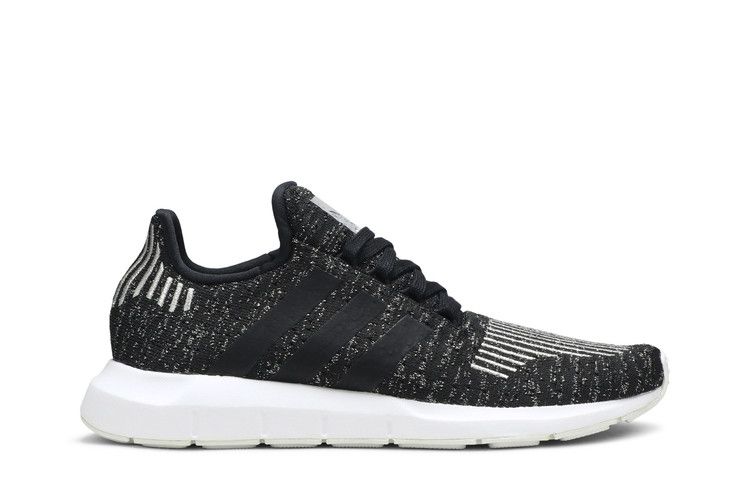 Adidas Wmns Swift Run 'Core Black' — Core Black/Silver Metallic/Footwear White