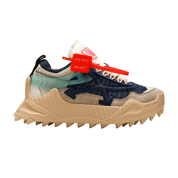 Off-White Wmns ODSY-1000 'Beige Blue' — Beige/Blue/White