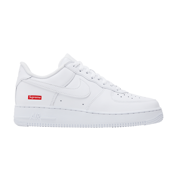 Supreme x Nike Air Force 1 Low 'Box Logo - White' — White/White