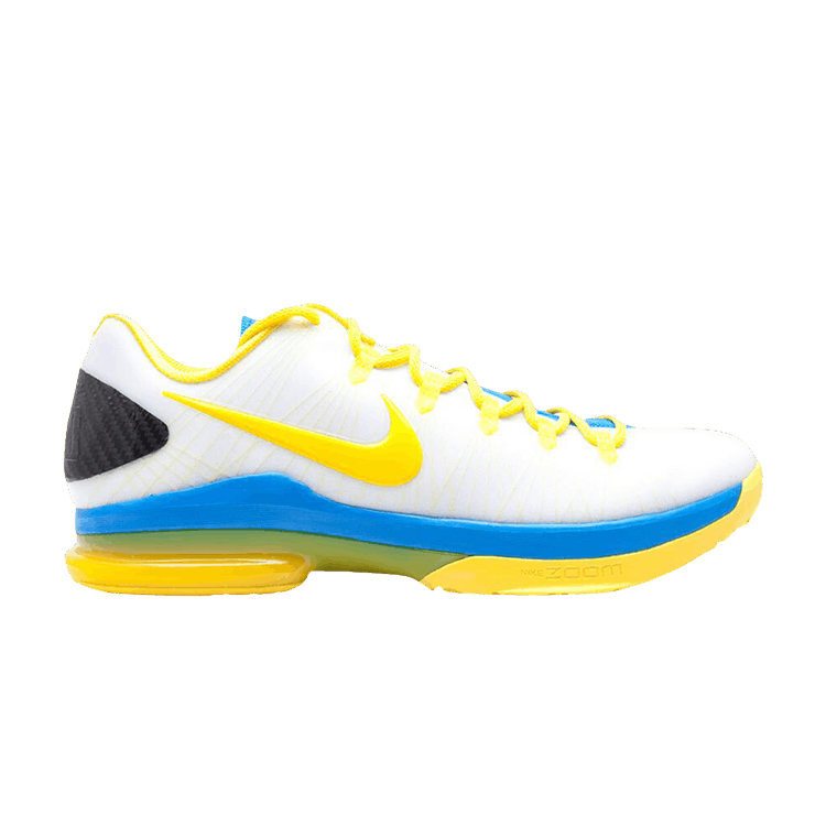 Nike KD 5 Elite 'Playoffs Home' Sample — White/Tour Yellow/Photo Blue