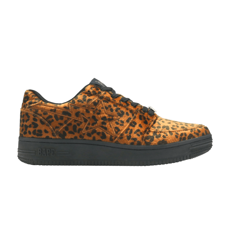 Bapesta Low 'Leopard Print' — Brown/Black