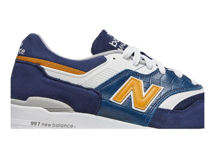 New Balance 997 Made in USA 'Navy Mustard' — Navy/White/Mustard