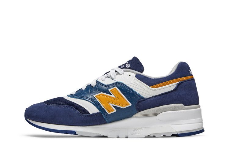 New Balance 997 Made in USA 'Navy Mustard' — Navy/White/Mustard