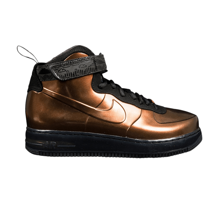 Nike Air Force 1 Foamposite Bhm Qs 'Black History Month' — Mtllc Cppr/Mtllc Cppr-Blk-Ttl
