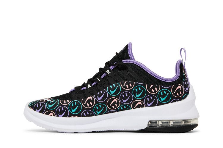 Air Max Axis Print GS 'Have A Nike Day' — Black/White/Space Purple/Hyper Jade