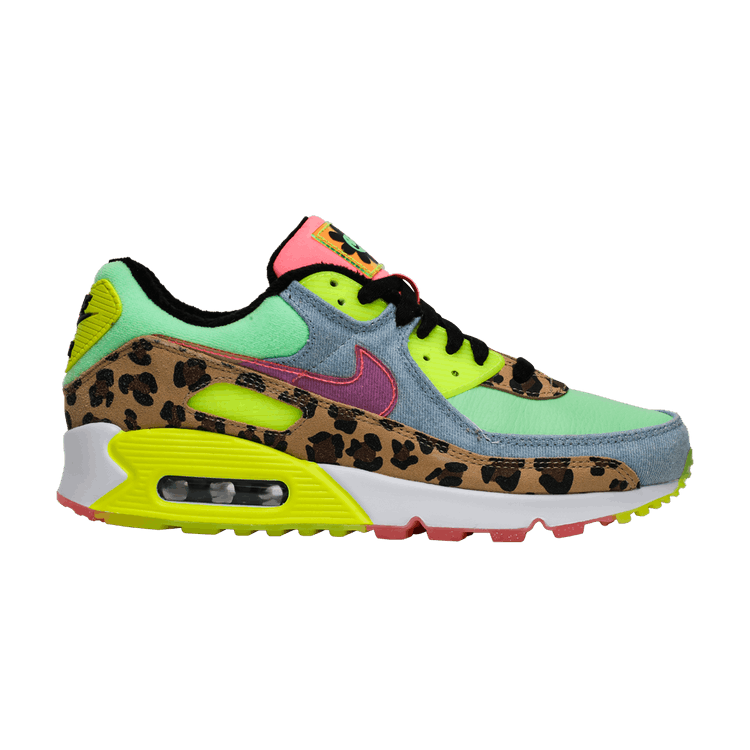 Nike Wmns Air Max 90 LX 'Illusion Green' — Illusion Green/Sunset Pulse/Black/White