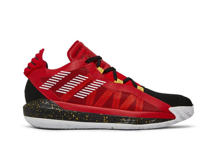 Adidas Dame 6 GCA 'Chinese New Year' — Scarlet/Gold Metallic/Core Black