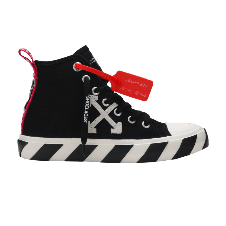 Off-White Vulc Sneaker Mid 'Black White' — Black/White