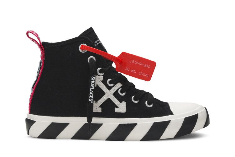 Off-White Vulc Sneaker Mid 'Black White' — Black/White