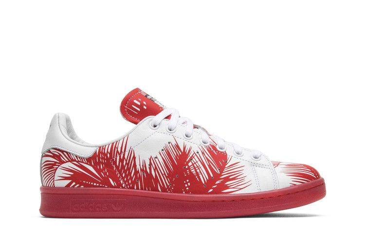 Pharrell x BBC x adidas Stan Smith 'Palm Tree Pack' — ftwht/red/red