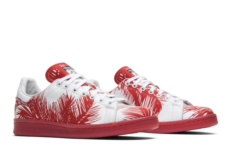 Pharrell x BBC x adidas Stan Smith 'Palm Tree Pack' — ftwht/red/red