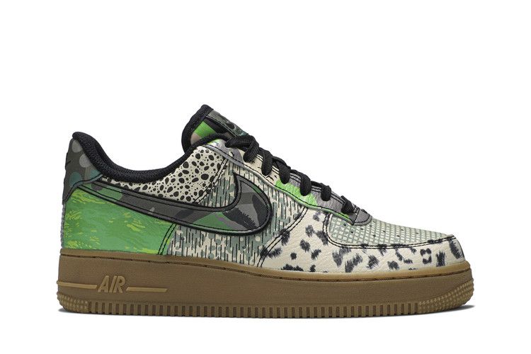 Nike Air Force 1 Low QS 'Chicago' — Black/Black/Green Spark (2)